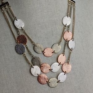 Tricolor necklace
